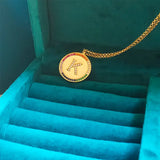 Colorful 26 Letter Pendant Zircon Necklace for Women DJ1734