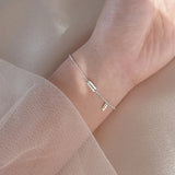 925 Silver Plated Glossy Love Bracelet for Women