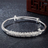 925 Silver Phoenix Bangles Cuff Bracelets for Women