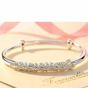 925 Silver Phoenix Bangles Cuff Bracelets for Women