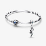 925 Silver Princess Jasmine Bangle for DIY Jewelry