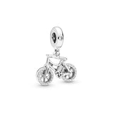 925 Silver Rabbit Family Heart Scissors Bulb Bike Bicycle Lighthouse Charm