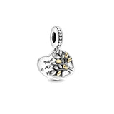 925 Silver Rabbit Family Heart Scissors Bulb Bike Bicycle Lighthouse Charm