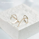 925 Silver Piercing Earrings Punk Boho Minimalist Women