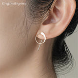 925 Silver Piercing Earrings Punk Boho Minimalist Women