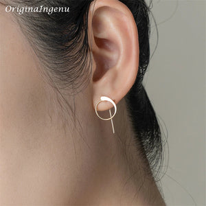 925 Silver Piercing Earrings Punk Boho Minimalist Women