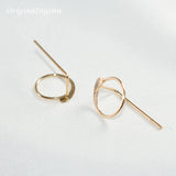 925 Silver Piercing Earrings Punk Boho Minimalist Women