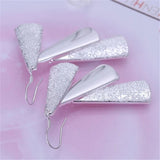 925 Silver Retro Charms Earrings for Women Lady Wedding