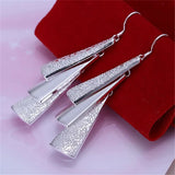 925 Silver Retro Charms Earrings for Women Lady Wedding