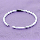 925 Silver Circle Charm Bracelet for Women