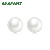 925 Silver Pearl Earrings Wedding Jewelry