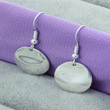 925 Silver Round Pendant Set for Women Wedding Jewelry