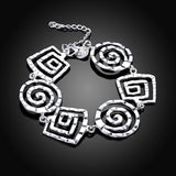 925 Silver Charm Bracelet Men Women