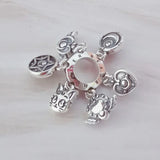 925 Silver Sailor Warrior Interval Beads for European Bracelet