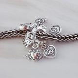925 Silver Sailor Warrior Interval Beads for European Bracelet
