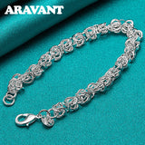 925 Silver Men's Wedding Bracelet Jewelry
