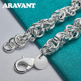 925 Silver Men's Wedding Bracelet Jewelry