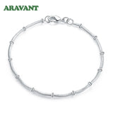 925 Silver Snake Chain Bracelet for Wedding