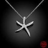 925 Silver Star Necklaces Chains For Women Jewelry