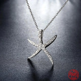 925 Silver Star Necklaces Chains For Women Jewelry