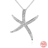 925 Silver Star Necklaces Chains For Women Jewelry