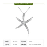 925 Silver Star Necklaces Chains For Women Jewelry