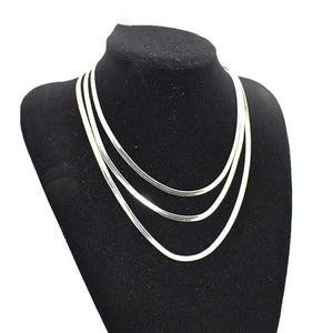 925 Silver Sterling Necklace For Men Women Wedding Party