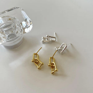 925 Sterling Silver U Shape Stud Earrings for Women - Daily Jewelry