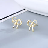 925 Silver Sterling Silver Earrings Moon Queen Heart Party Wedding