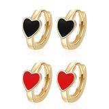 925 Silver Sterling Silver Earrings Moon Queen Heart Party Wedding
