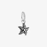 925 Silver String Pearl Starfish Coconut Skateboard Heart Halloween Hat...