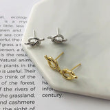 925 Silver Stud Earrings for Women Joias Ouro 18k Minimalist Boho Jewelry