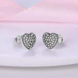 925 Silver Stud Earrings For Women Pendientes Own Hoop Earrings