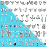 925 Silver Stud Earrings For Women Pendientes Own Hoop Earrings