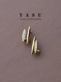 925 Silver Stud Earrings 14K Plated Small Party Jewelry Accessories