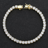 925 Silver Tennis Bracelet Charm Diamond Iced Out Fine Jewelry Women Accessories