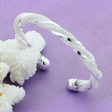 925 Silver Open Cuff Bracelet For Women