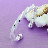 925 Silver Open Cuff Bracelet For Women