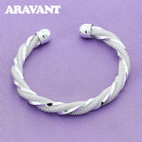 925 Silver Open Cuff Bracelet For Women
