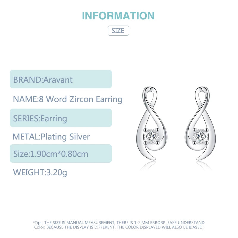 Vintage 8-Word Round Earrings for Women