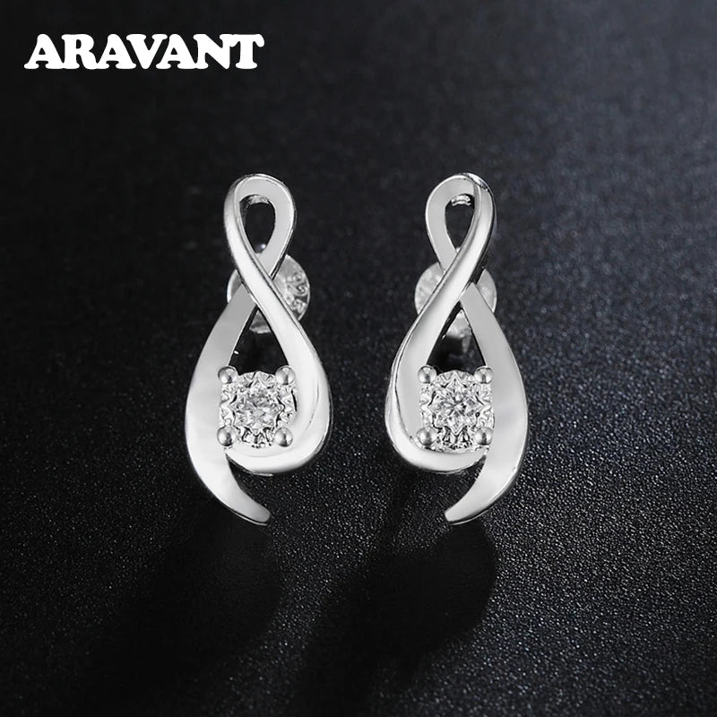 Vintage 8-Word Round Earrings for Women