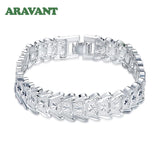 925 Silver Vintage Wide Chain Bracelet for Women
