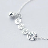 925 Silver Vintage Style Ancient Coin Bracelet Anklet For Women
