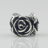 925 Silver Vintage Rose Beads Charms For 3.0mm Bracelet