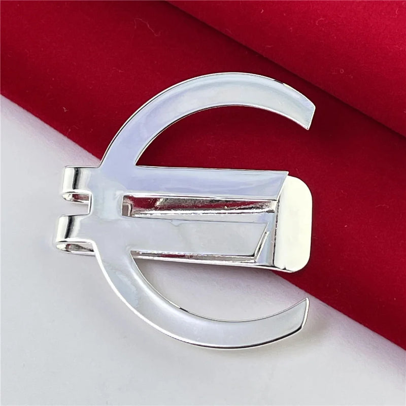 925 Silver Wallet C-shaped Bar Wallet Jewelry Gift