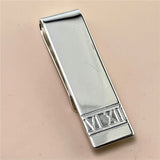 925 Silver Roman Pattern Wallet Strip Jewelry Gift