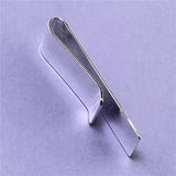 925 Silver Wallet Stripe Line Wallet Jewelry Gift