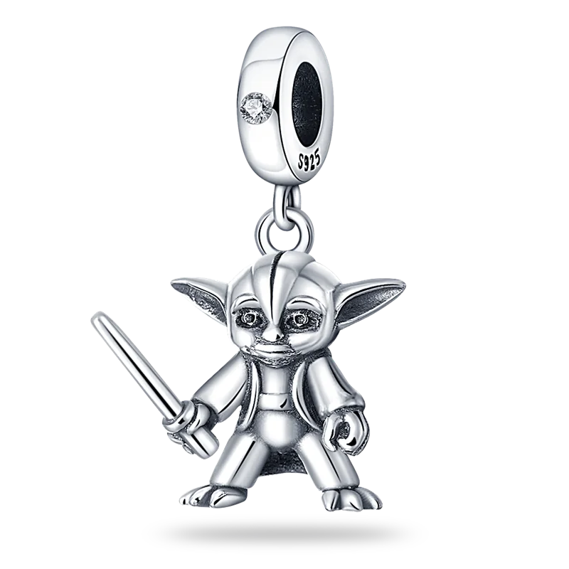 925 Silver Warrior Charms Beads for Women Bracelet DIY Jewelry
