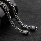 925 Silver Chain Bracelet Men's Vintage Jewelry Thai Silver
