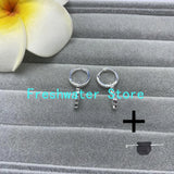 925 Silver Women Earrings Pearl Spanish Bear Stud Earring With Stones